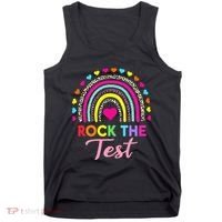 Rock The Test Test Day Teacher Testing Day Tank Top thumb 0