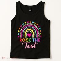 Rock The Test Test Day Teacher Testing Day Tank Top thumb 2