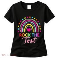 Rock The Test Test Day Teacher Testing Day Women's T-Shirt thumb 0