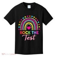 Rock The Test Test Day Teacher Testing Day Kids T-Shirt thumb 0