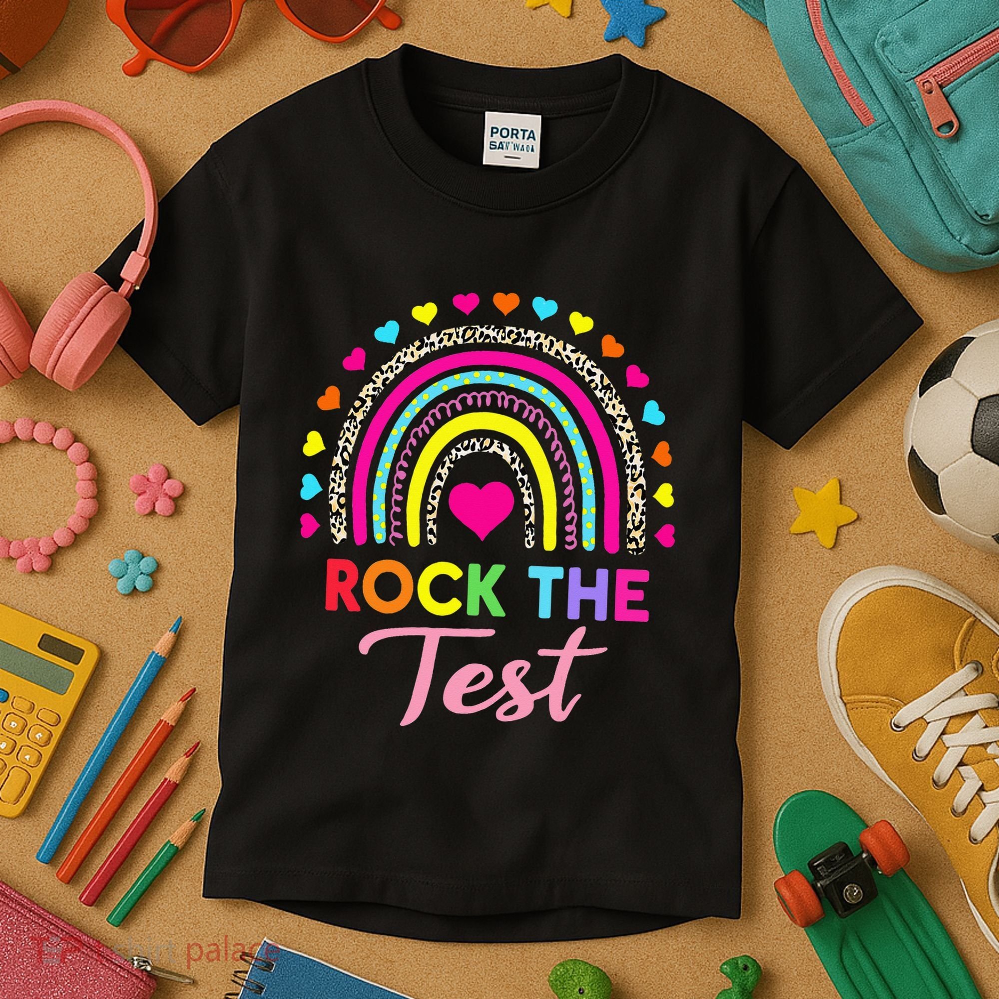 Rock The Test Test Day Teacher Testing Day Kids T-Shirt