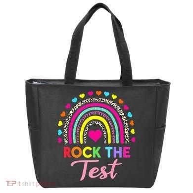 Rock The Test Test Day Teacher Testing Day Tote Bag