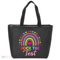 Rock The Test Test Day Teacher Testing Day Tote Bag thumb 0