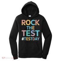 Rock The Test Exam Day Look For Motivated Students Teachers Women's Hoodie thumb 0