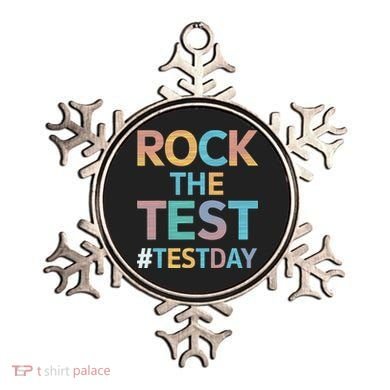 Rock The Test Exam Day Look For Motivated Students Teachers Ornament