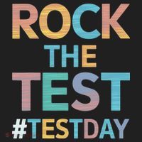 Rock The Test Exam Day Look For Motivated Students Teachers Hat thumb 2