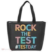 Rock The Test Exam Day Look For Motivated Students Teachers Tote Bag thumb 0