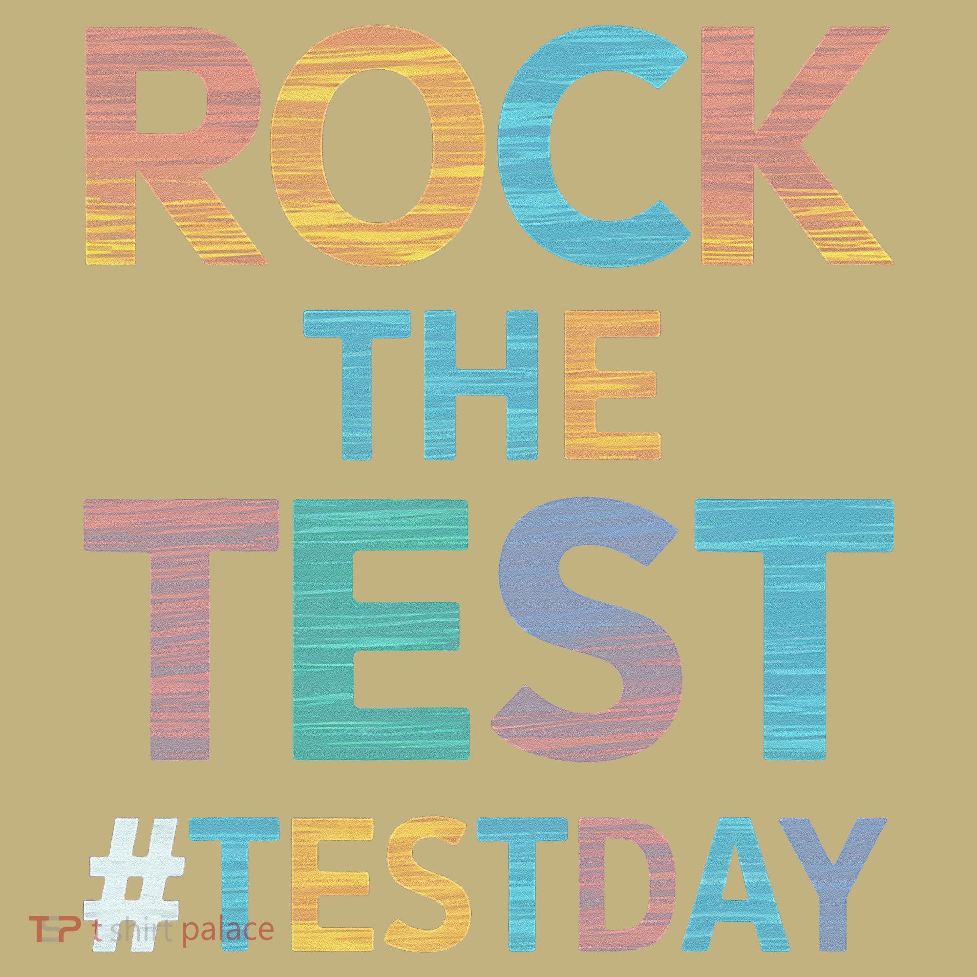 Rock The Test Exam Day Look For Motivated Students Teachers Mousepad