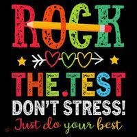Rock The Test Dont Stress Just Do Your Best Teacher Testing Coffee Mug thumb 5