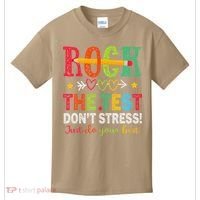 Rock The Test Dont Stress Just Do Your Best Teacher Testing Kids T-Shirt thumb 0