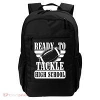 Ready To Tackle High School Football Ball Backpack thumb 0