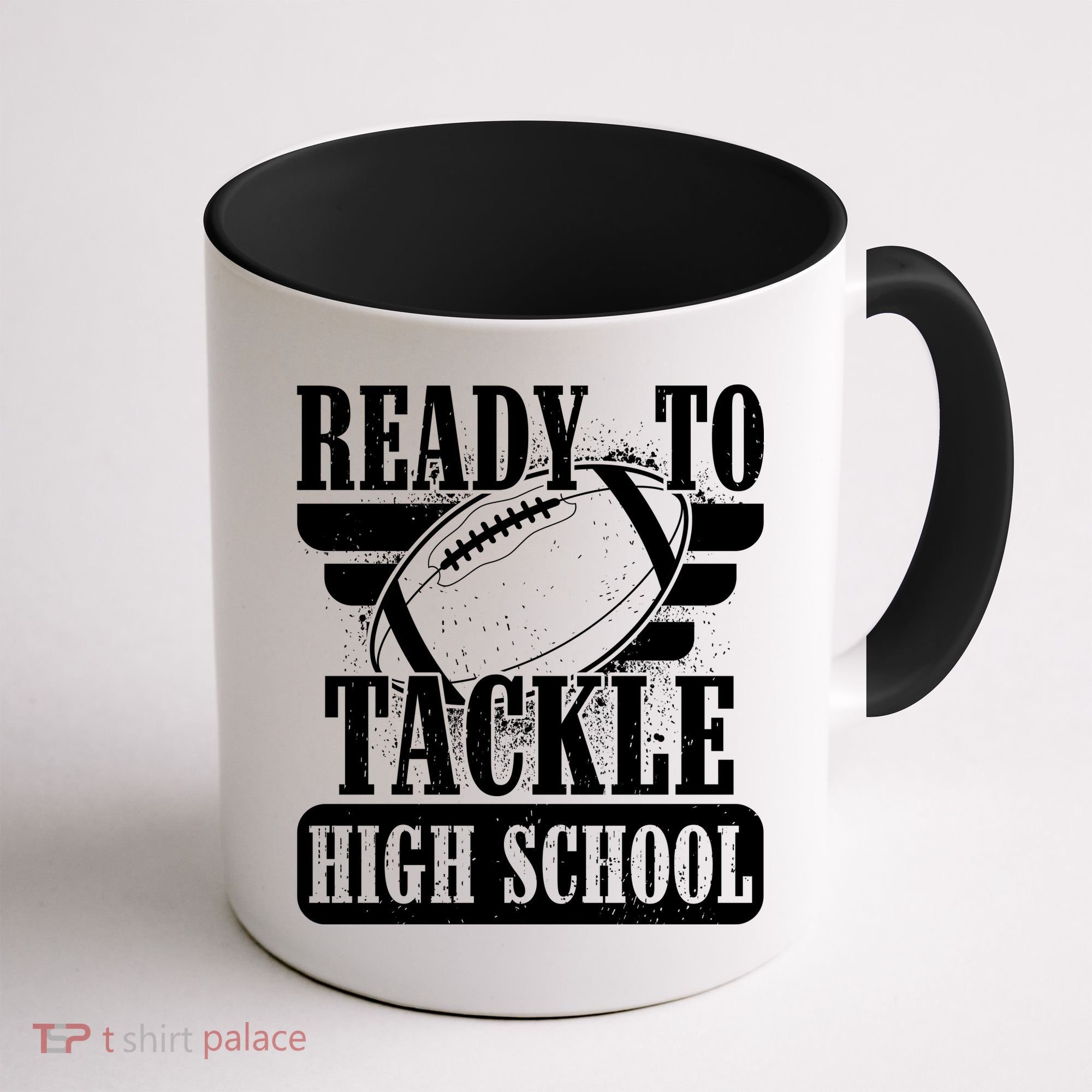 Ready To Tackle High School Football Ball Coffee Mug