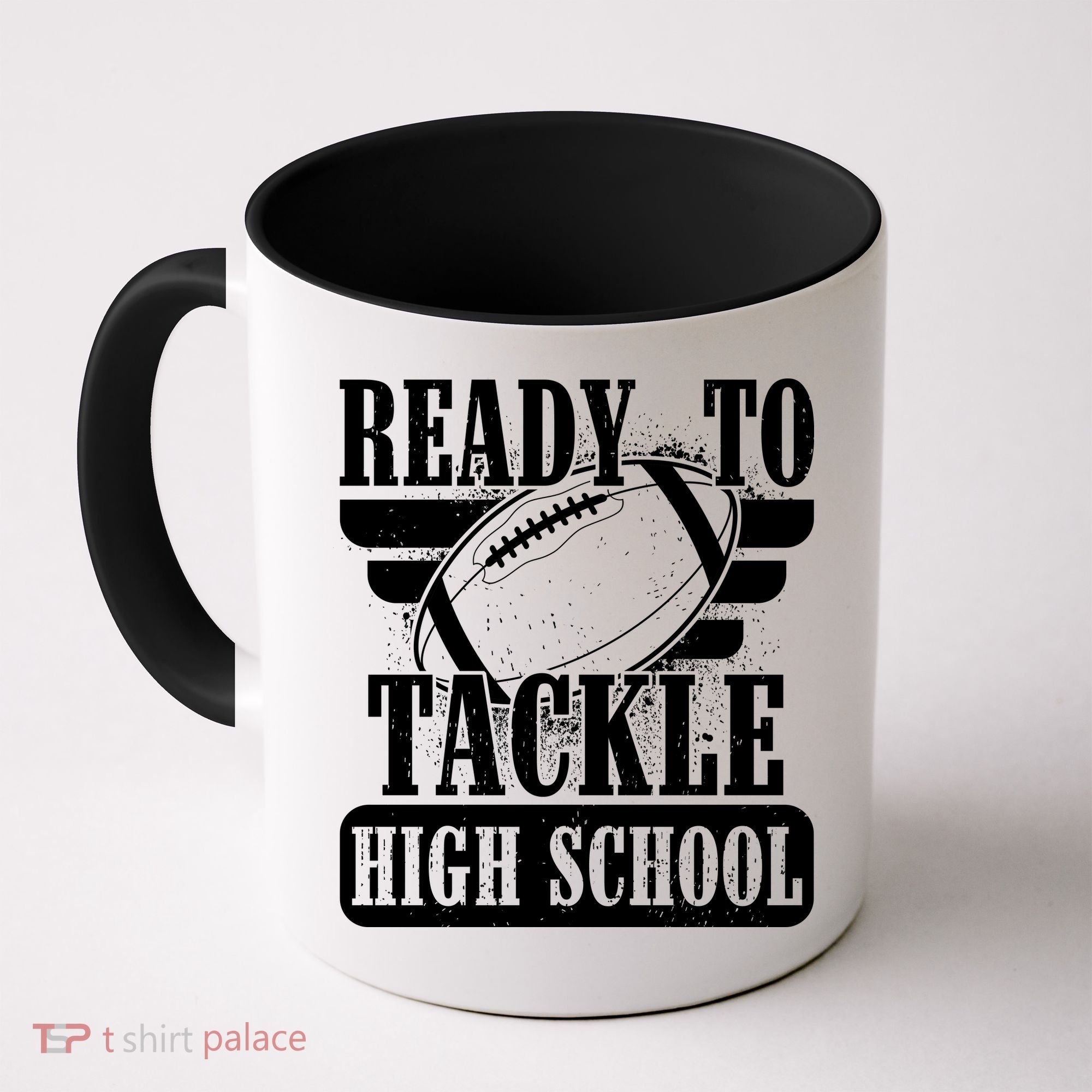 Ready To Tackle High School Football Ball Coffee Mug