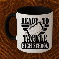Ready To Tackle High School Football Ball Coffee Mug thumb 2