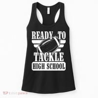 Ready To Tackle High School Football Ball Women's Tank Top thumb 0