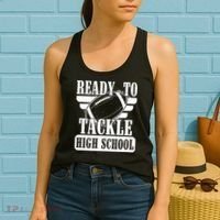 Ready To Tackle High School Football Ball Women's Tank Top thumb 2