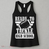 Ready To Tackle High School Football Ball Women's Tank Top thumb 3