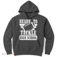 Ready To Tackle High School Football Ball Hoodie thumb 0