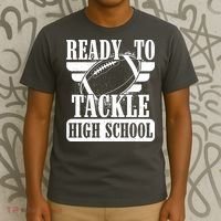 Ready To Tackle High School Football Ball T-Shirt thumb 3