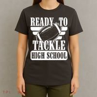 Ready To Tackle High School Football Ball T-Shirt thumb 4