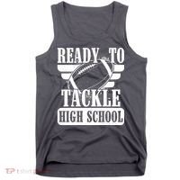 Ready To Tackle High School Football Ball Tank Top thumb 0