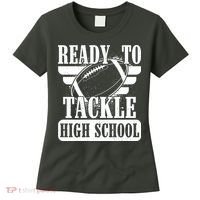 Ready To Tackle High School Football Ball Women's T-Shirt thumb 0