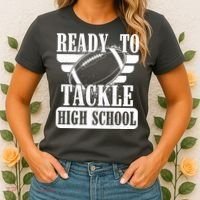 Ready To Tackle High School Football Ball Women's T-Shirt thumb 2