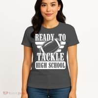 Ready To Tackle High School Football Ball Women's T-Shirt thumb 4