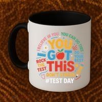 Rock The Test Dont Stress You Got This Funny Testing Day Coffee Mug thumb 2
