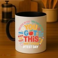 Rock The Test Dont Stress You Got This Funny Testing Day Coffee Mug thumb 4