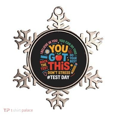 Rock The Test Dont Stress You Got This Funny Testing Day Ornament