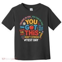 Rock The Test Dont Stress You Got This Funny Testing Day Toddler T-Shirt thumb 0