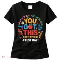 Rock The Test Dont Stress You Got This Funny Testing Day Women's T-Shirt thumb 0