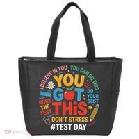 Rock The Test Dont Stress You Got This Funny Testing Day Tote Bag thumb 0