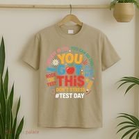 Rock The Test Dont Stress You Got This Funny Testing Day T-Shirt thumb 2