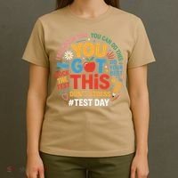 Rock The Test Dont Stress You Got This Funny Testing Day T-Shirt thumb 4