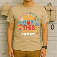 Rock The Test Dont Stress You Got This Funny Testing Day T-Shirt thumb 6