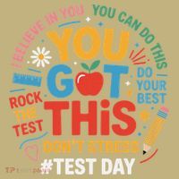 Rock The Test Dont Stress You Got This Funny Testing Day T-Shirt thumb 7