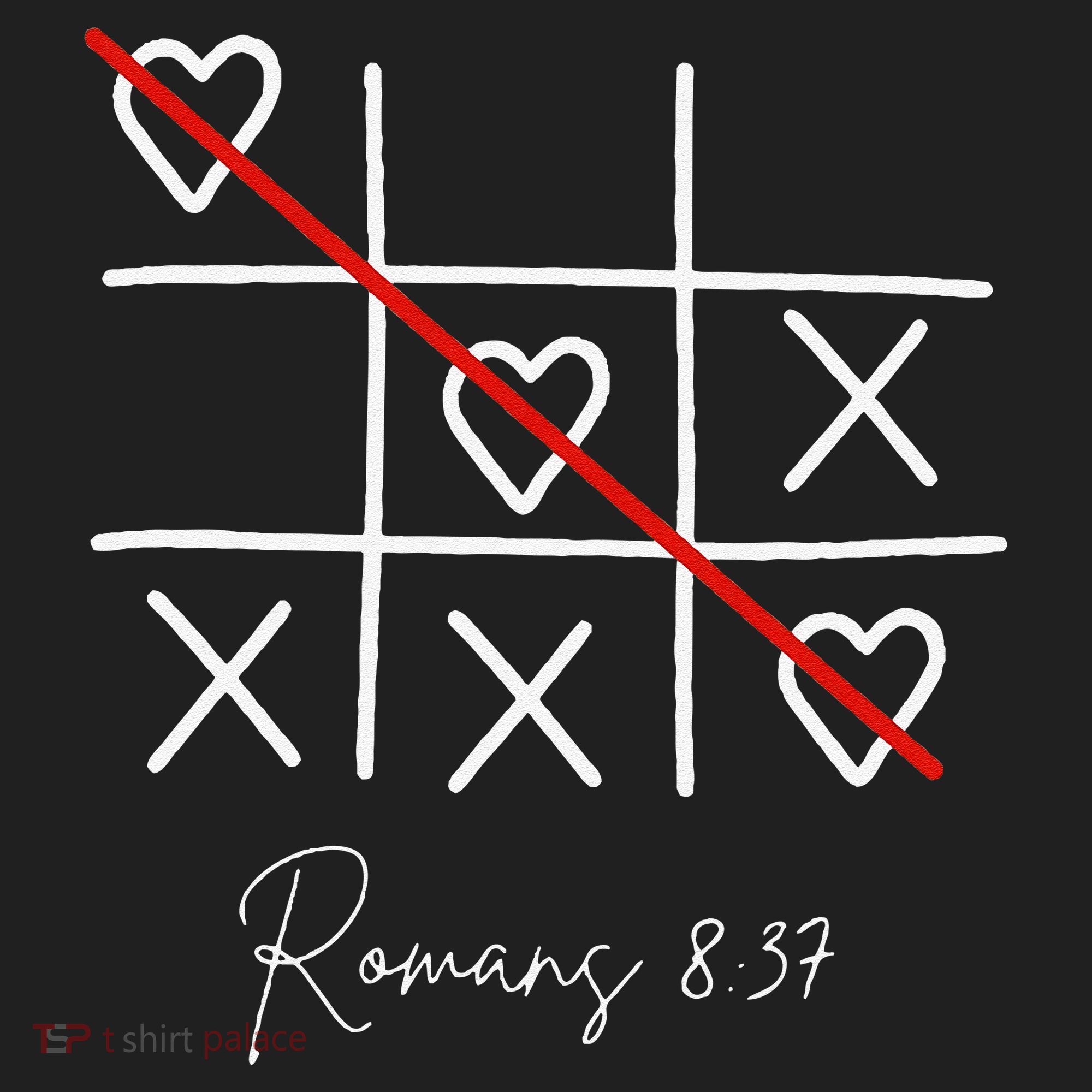 Romans Tic Tac Toe Heart Classic Strategy Game For Christian Beanie