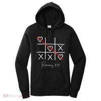 Romans Tic Tac Toe Heart Classic Strategy Game For Christian Women's Hoodie thumb 0