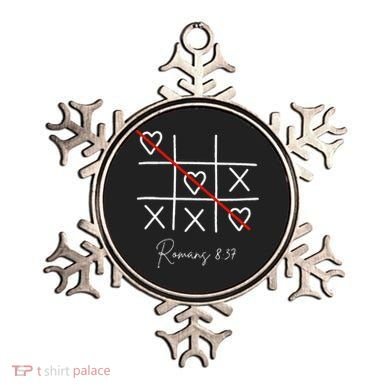 Romans Tic Tac Toe Heart Classic Strategy Game For Christian Ornament