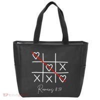 Romans Tic Tac Toe Heart Classic Strategy Game For Christian Tote Bag thumb 0