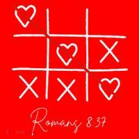 Romans Tic Tac Toe Heart Classic Strategy Game For Christian Santa Hat thumb 1