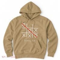 Romans Tic Tac Toe Heart Classic Strategy Game For Christian Hoodie thumb 0