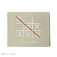 Romans Tic Tac Toe Heart Classic Strategy Game For Christian Mousepad thumb 0