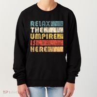 Relax The Umpire Is Here Baseball Women's Sweatshirt thumb 0