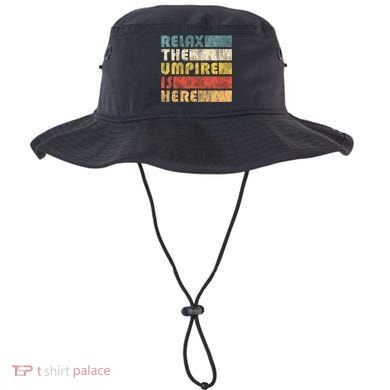 Relax The Umpire Is Here Baseball Bucket Hat