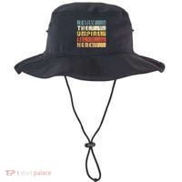 Relax The Umpire Is Here Baseball Bucket Hat thumb 0