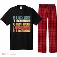Relax The Umpire Is Here Baseball Pajama Set thumb 0