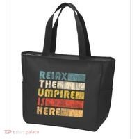 Relax The Umpire Is Here Baseball Tote Bag thumb 3